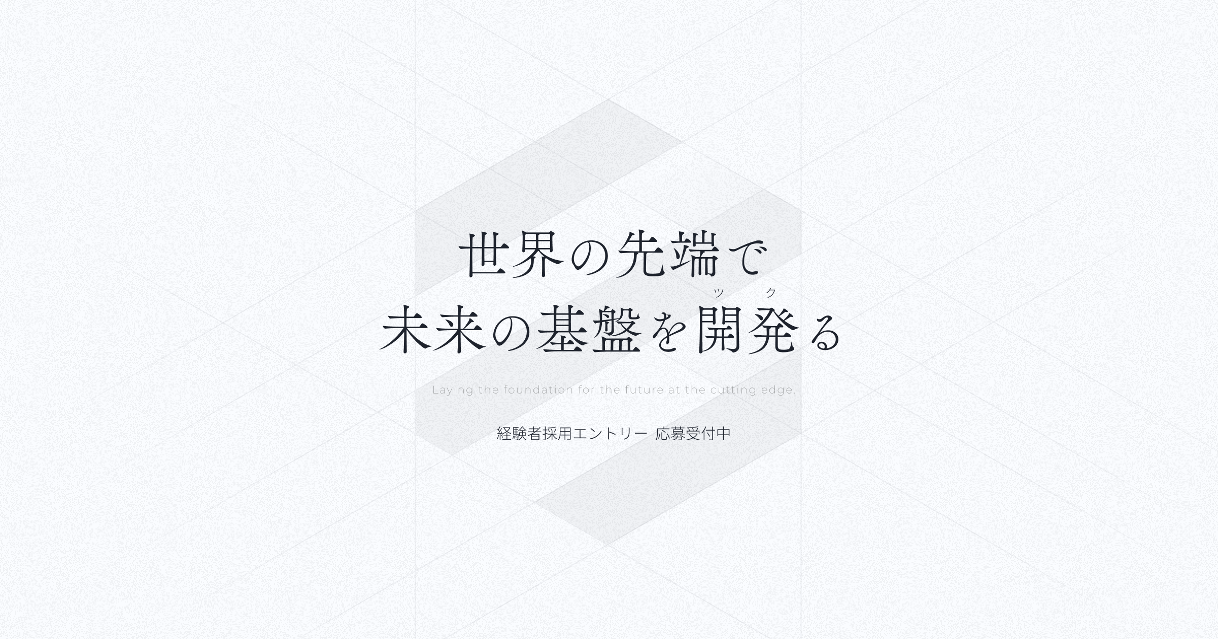 株式会社アーリーワークス 採用ページ 「世界の先端で未来の基盤を開発る」